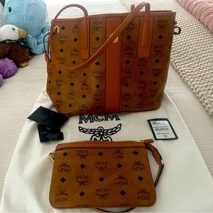 MCM
Liz Small Visetos Monogram Tote Bag